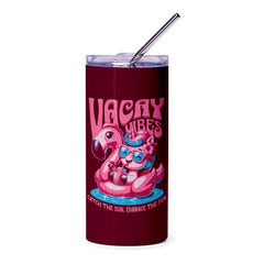 Vacay Vibes Flamingo Unicorn Insulated Tumbler product