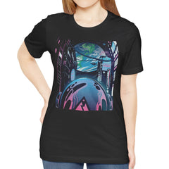 Futuristic Galactic Urban Earth Art Graphic T-Shirt product