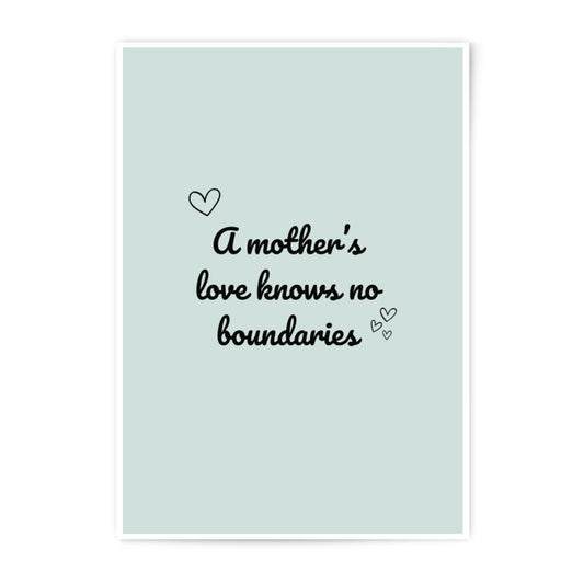 Mother's Love Photographic Prints, Heart Prints, Wall Decor Art, Mother's Day Gift, Quote Art, Home Decor Prints, Minimalist Art - Tawshia