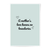 Mother's Love Photographic Prints, Heart Prints, Wall Decor Art, Mother's Day Gift, Quote Art, Home Decor Prints, Minimalist Art - Tawshia