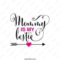 Mommy Bestie Tote Bag, Mother's Day Gift, Gift for Mom, Mom Birthday Present, Shopping Bag, Everyday Bag, Mom Love Tote - Tawshia