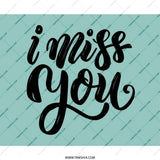 I Miss You Mouse Pad, Sentiment Gift, Long Distance Friend, Friendship Gift, Office Decor, Cute Mousepad, Gamer Gift, Gift for Her - Tawshia