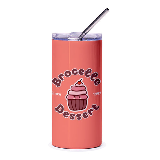 Brocelee Dessert Tumbler, Kawaii Cupcake Tumbler, Cute Tumbler, Sweet Treat Cup, 1997 Tumbler, Gift For Her, Cupcake Lover Gift - Tawshia