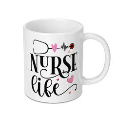Nurse Life Mug, Funny Nursing Gift, RN Mug, Nurse Coffee Mug, Future Nurse Gift, Nurse Appreciation Gift Idea, Nurse Graduation Mug - Tawshia