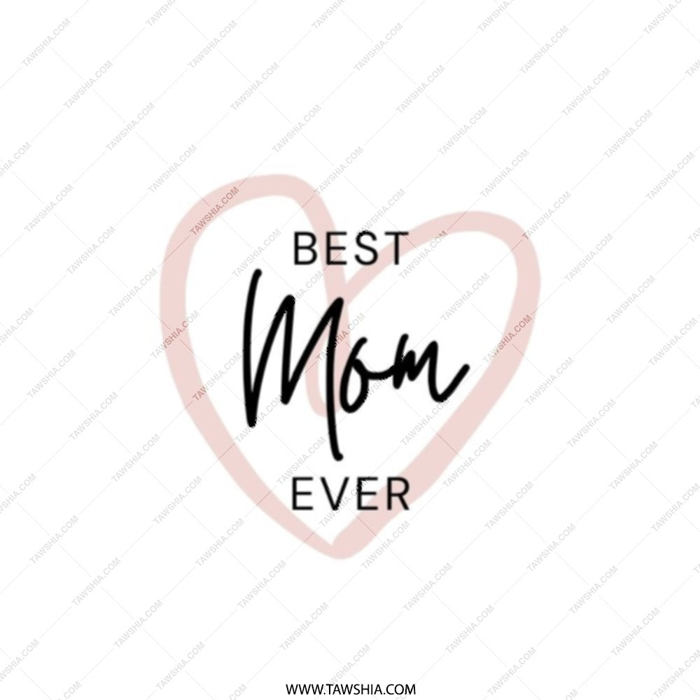 Best Mom Ever Pocket Mirror, Mothers Day Gift, Mom Birthday Present, Gift for Her, Cute Mom Gift, Makeup Mirror, Mom Appreciation - Tawshia