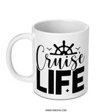 Cruise Life Mug, Nautical Mug, Ocean Lover, Gift for Traveler, Travel Mug, Sailing Mug, Vacation Mug, Cruise Mug, Boat Mug, Sea Mug - Tawshia