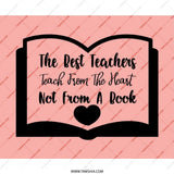 Teacher Appreciation Mouse Pad, Best Teacher Gift, Teacher from Heart, Teacher Quote Mousepad, Personalized Teacher Desk Decor - Tawshia