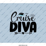 Cruise Diva BackPack, Vacation Ready BackPack, Cruise Trip Gift, Cruise BackPack for Her, Fun Gift for Cruise Lovers, Travel BackPack - Tawshia