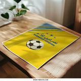 Nasraoui Forever Photographic Prints, Soccer Art, Football Fan Gift, Arabic Calligraphy Art, Sports Wall Decor, Team Pride - Tawshia