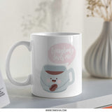 Everybody Loves Me Mug, Cute Coffee Mug, Kawaii Mug, Coffee Lover Gift, Funny Mug, Gift for Friend, Coffee Bean Mug, Hot Beverage Mug - Tawshia