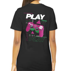 Play Play Play Design Gamer Gaming Themed Shirt product type