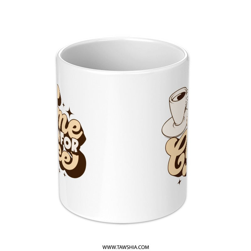 Time For Coffee Mug, Retro Coffee Mug, Coffee Lover Gift, Trendy Coffee Mug, Cute Mug, Hot Chocolate Mug, Coffee Cup - Tawshia