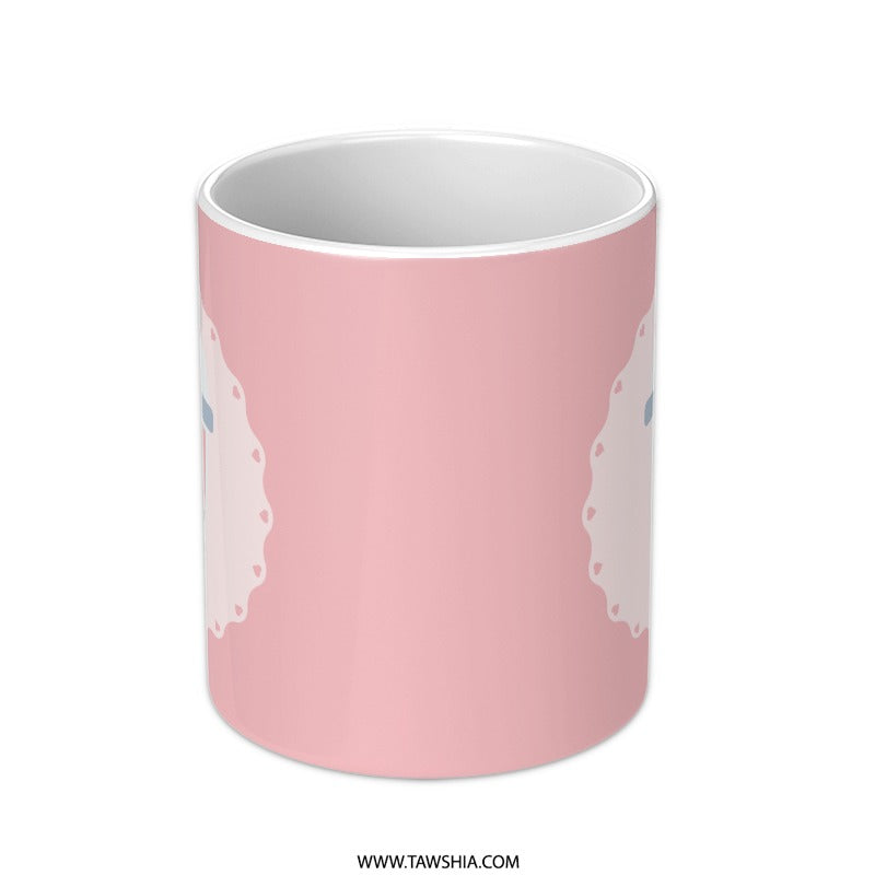 Kawaii Bubble Tea Mug, Cute Boba Drink Mug, Trendy Pink Aesthetic, Unique Gift Idea, Novelty Tea Cup, Beverage Mug - Tawshia