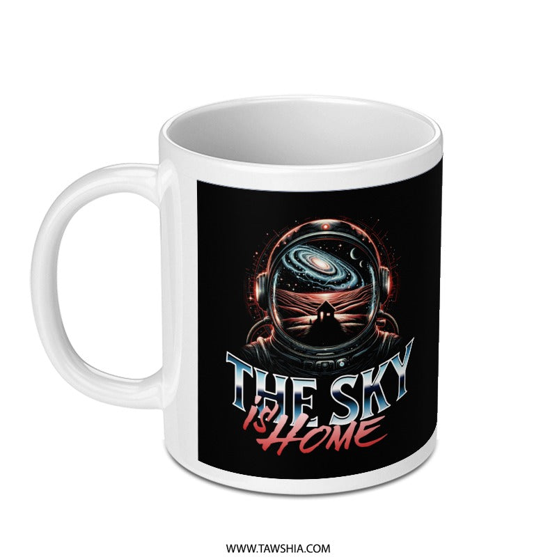 The Sky is Home Astronaut Theme Mug product