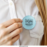 Unbiological Sister Pinback Button, Sister Gift, Friendship Button, Thank You Gift, Best Friend Present, Sister Birthday Gift Idea - Tawshia