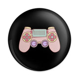 Pink Pastel Controller Pinback Button, Gamer Button Badge, Video Game Lover Gift, Cute Gaming Accessories, Kawaii Game Button - Tawshia