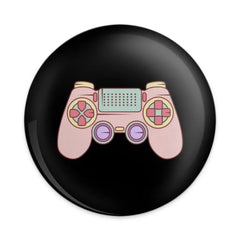 Pink Pastel Controller Pinback Button, Gamer Button Badge, Video Game Lover Gift, Cute Gaming Accessories, Kawaii Game Button - Tawshia