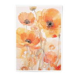 Orange Poppies Photographic Print, Floral Art, Botanical Wall Decor, Flower Photography, Home Decor, Wall Art, Poppy Print - Tawshia