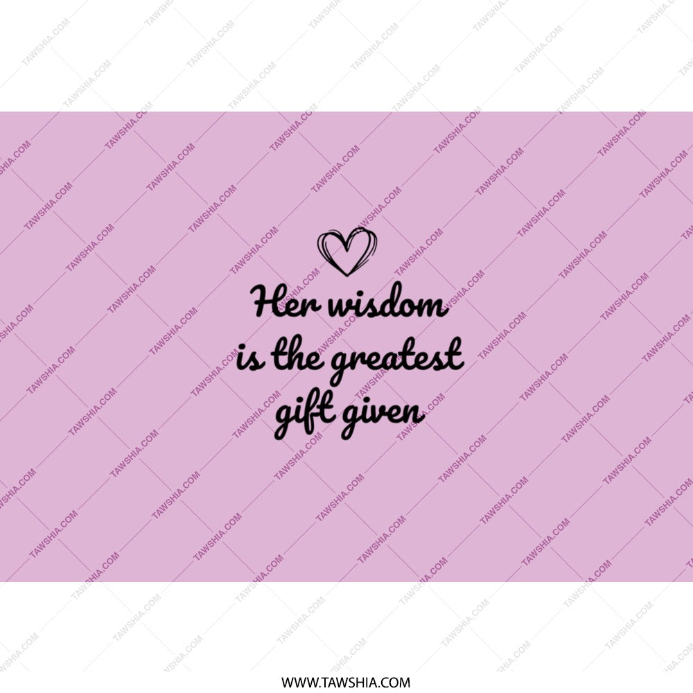 Wisdom Gift Tumbler, Inspirational Tumbler, Mother's Day Gift, Encouragement Gift, Gift For Her, Motivational Tumbler With Straw - Tawshia