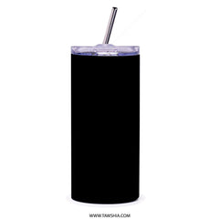 Sleek Double-Walled Black Travel Drink Tumbler product