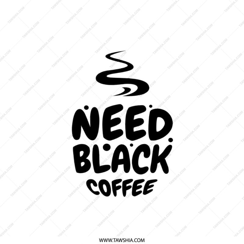 Need Black Coffee Pillow, Funny Coffee Lover, Caffeine Addict Decor, Coffee Gift Idea, Novelty Pillow, Home Decor, Throw Pillow - Tawshia