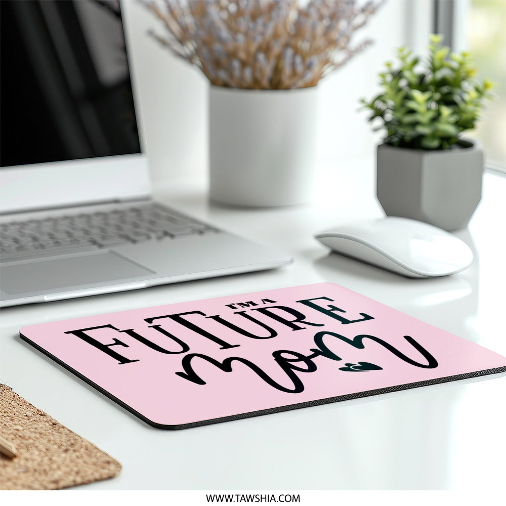 Future Mom Mouse Pad, Expecting Mom Gift, New Mom Gift, Mom To Be, Pregnancy Announcement Gift, Gender Reveal Party, Baby Shower Gift - Tawshia