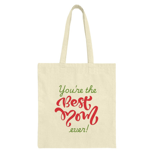 Best Mom Ever Tote Bag, Mother's Day Gift, Mom Appreciation, Shopping Bag, Everyday Bag, Gift for Her - Tawshia