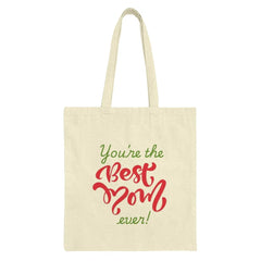 Best Mom Ever Tote Bag, Mother's Day Gift, Mom Appreciation, Shopping Bag, Everyday Bag, Gift for Her - Tawshia