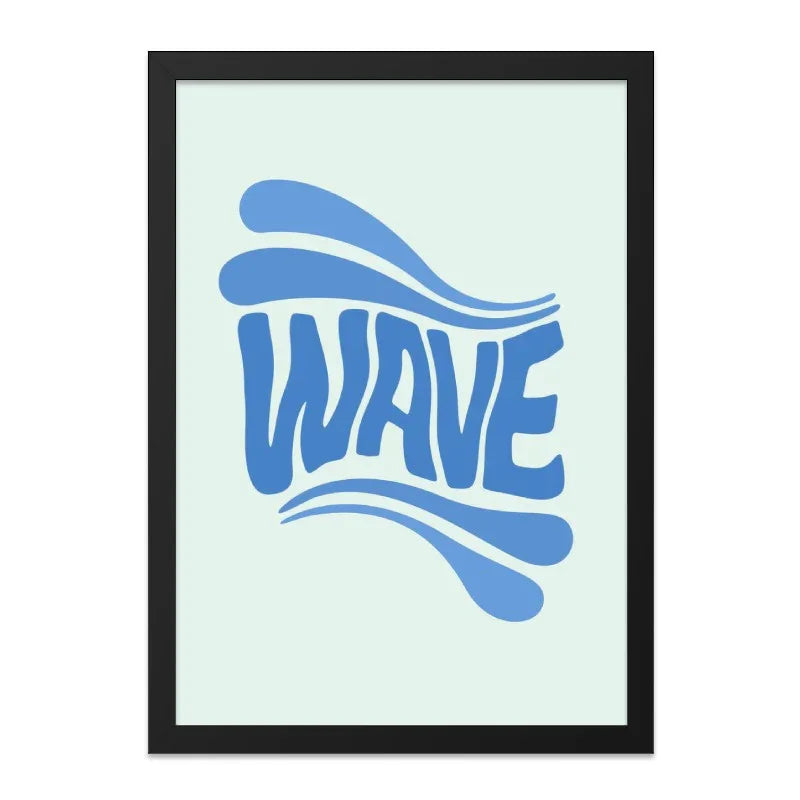 Wave Wall Art, Blue Wave Print, Surf Art, Beach House Decor, Ocean Wave Art, Coastal Wall Decor, Modern Art Print - Tawshia