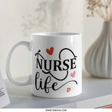 Nurse Life Mug, Gift for Nurses, Nursing School Graduation Gift, Appreciation Gift, Medical Professional Mug, Nurse Coffee Mug - Tawshia