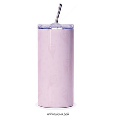 Ice Cream Tumbler, Pink Bow Design, Cute Tumbler, Stylish Tumbler, Gift Idea, Summer Drinkware, Everyday Tumbler, Stainless Steel Tumbler - Tawshia