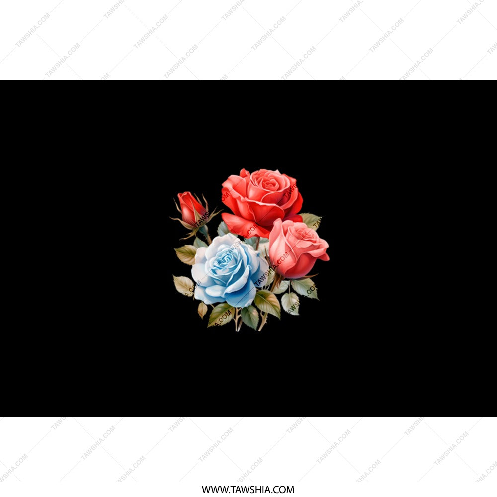 Floral Roses Tumbler, Colorful Roses Tumbler, Beautiful Flowers Tumbler, Aesthetic Roses Tumbler, Elegant Tumbler, Trendy Tumbler - Tawshia