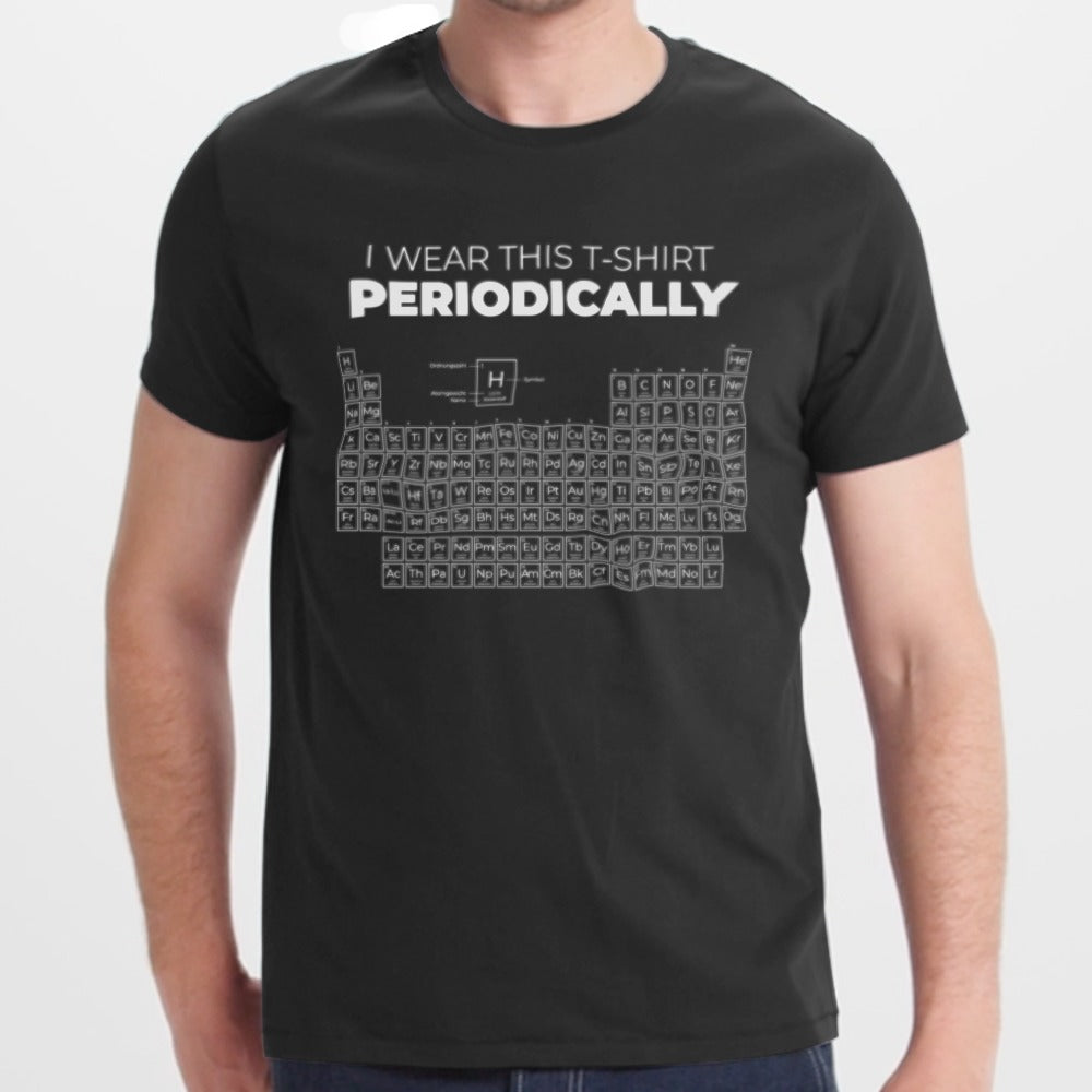 I Wear This T-Shirt Periodically Printed Black product type