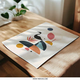 Abstract Bird Photographic Print, Geometric Art, Modern Wall Decor, Minimalist Art Print, Home Decor, Art Prints, Wall Art, Unique Gift Idea - Tawshia