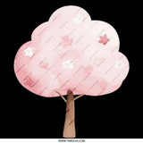 Pink Blossom Tree Pinback Button, Floral Tree Button Badge, Spring Tree Design, Aesthetic Tree Pin, Sakura Tree Badge, Cute Tree Pin - Tawshia