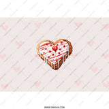 Heart Cookie Tumbler, Valentines Day Tumbler, Cute Cookie Tumbler, Heart Tumbler, Valentine Gift, Gift for Her, Treat Tumbler, Holiday - Tawshia