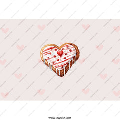 Heart Cookie Tumbler, Valentines Day Tumbler, Cute Cookie Tumbler, Heart Tumbler, Valentine Gift, Gift for Her, Treat Tumbler, Holiday - Tawshia