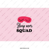 Sleepover Squad Tumbler, Girls Night Out Cup, Pajama Party Gift, Bestie Gift, Bachelorette Party, Slumber Party, Pink Tumbler for Women - Tawshia