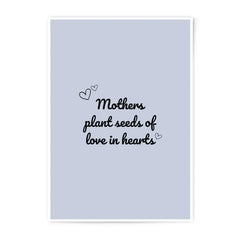 Mothers Love Photographic Prints, Hearts Wall Art, Inspirational Quote Art, Mother's Day Gift, Nursery Decor, Home Decor, Gift For Her - Tawshia