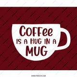 Coffee Mug Mouse Pad, Coffee Is A Hug, Funny Mousepad, Desk Decor, Gift For Coffee Lover, Office Mousepad, Cute Mousepad - Tawshia