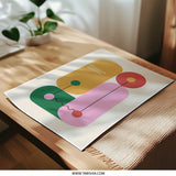 Bauhaus Photographic Print, Modern Art Print, Geometric Shapes Wall Decor, Abstract Art, Home Decor, Minimalist Print (139 characters) - Tawshia