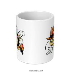 Funny Cowboy Characters Printed White Mug product