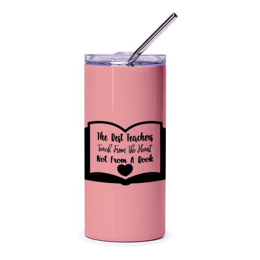 Teacher Tumbler, Heart Tumbler, Gift for Teacher, Teacher Appreciation Gift, Teacher Gifts, Books Tumbler, Gifts for Teachers - Tawshia