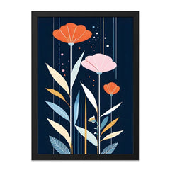 Floral Art Wall Decor, Modern Flower Print, Botanical Wall Art, Abstract Flower Art, Stylish Home Decor, Floral Wall Decor - Tawshia