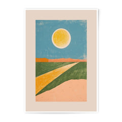 Abstract Landscape Photographic Print, Sun Art, Modern Art Print, Wall Decor, Home Decor, Fine Art Print, Minimalist Art - Tawshia