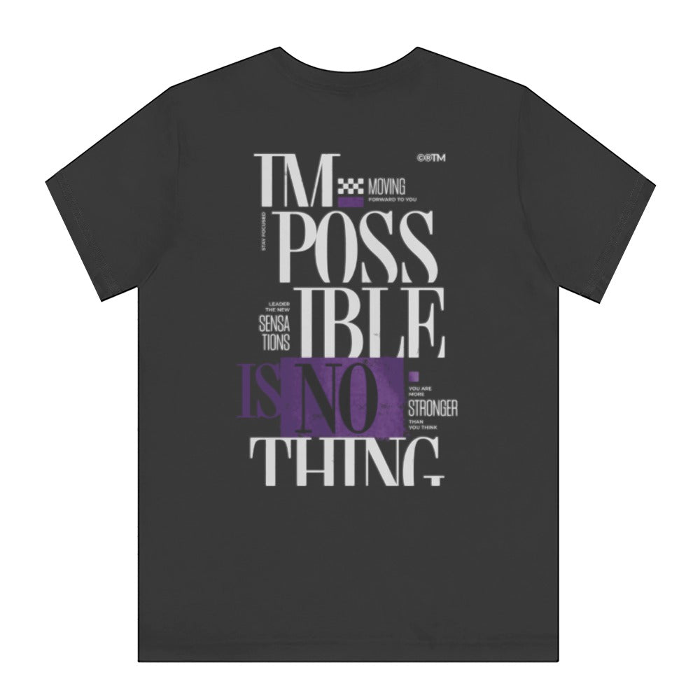 Impossible Is Nothing Motivational Tee product type