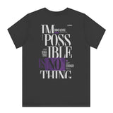 Impossible Is Nothing Motivational Tee product type