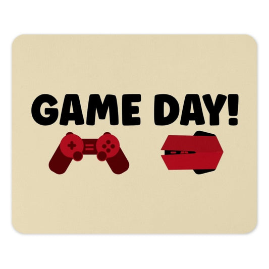 Game Day Mouse Pad, Gamer Gift, Gaming Mousepad, Console Lover, Controller Art, Home Decor, Office Accessory, Computer Mat, Desk Decor - Tawshia