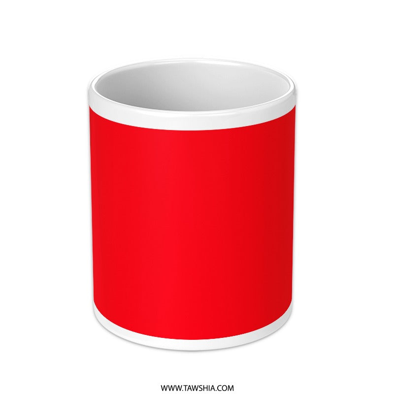Vibrant Red Classic Mug Design Perfect Gift product type