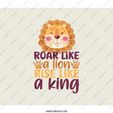 Lion BackPack, Roar like a Lion, Rise like a King BackPack, Cute Animal BackPack, Lion Cub, Back To School BackPack, Animal Lover Gift - Tawshia